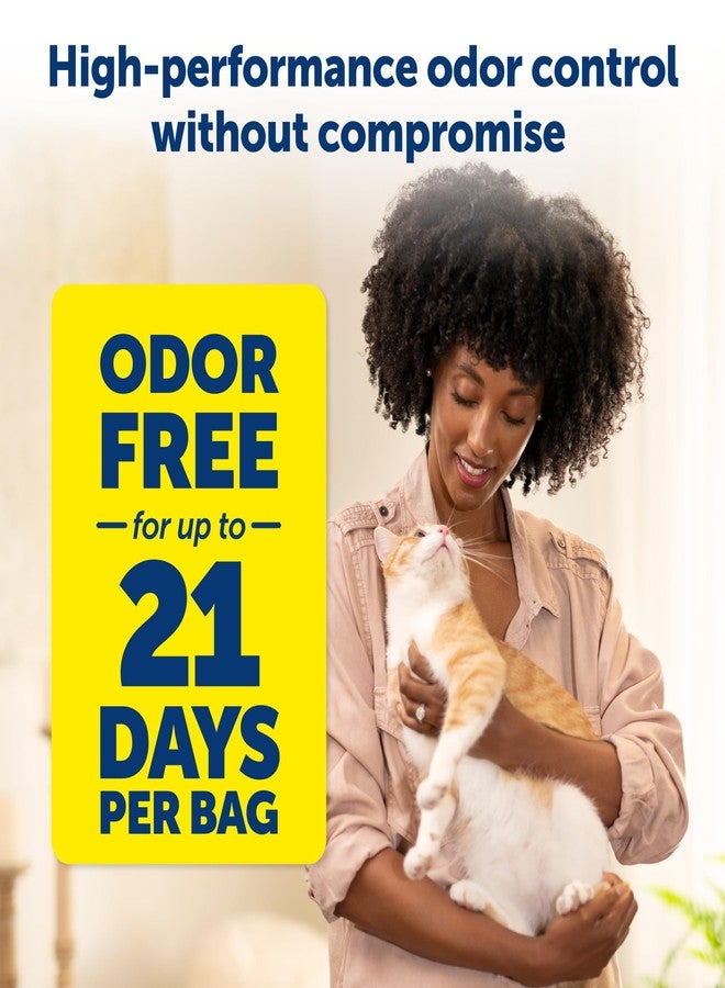 بيت سيف رمل قطط طبيعي فاخر من بيت سيف سكوب فري - رمل صديق للبيئة يدوم طويلاً - امتصاص عالٍ وتصميم لا يلتصق بالقطط - حبيبات غير متكتلة - كيس 4.2 رطل - عبوة من قطعتين - Image 3